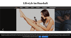 Desktop Screenshot of lifestyle-im-haushalt.at