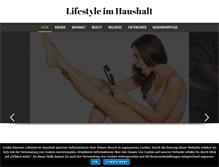 Tablet Screenshot of lifestyle-im-haushalt.at